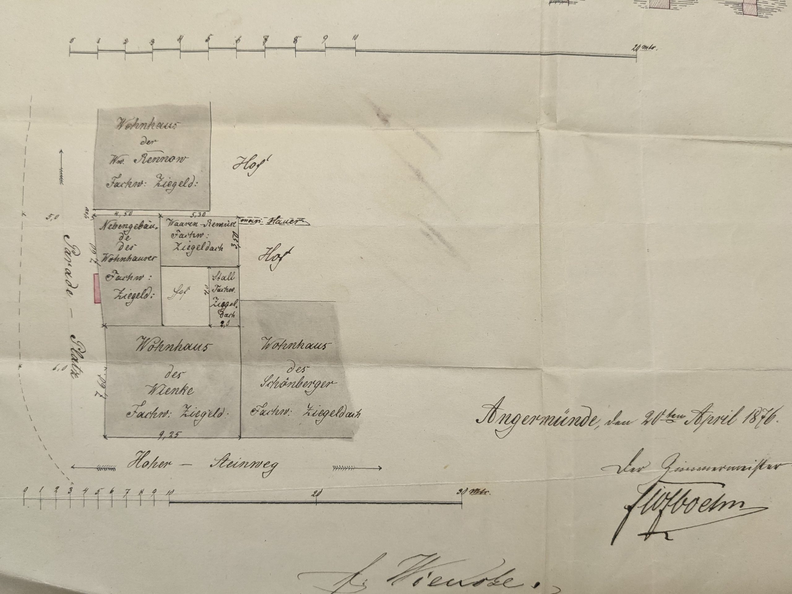 Bauzeichnung Keller Teil 2