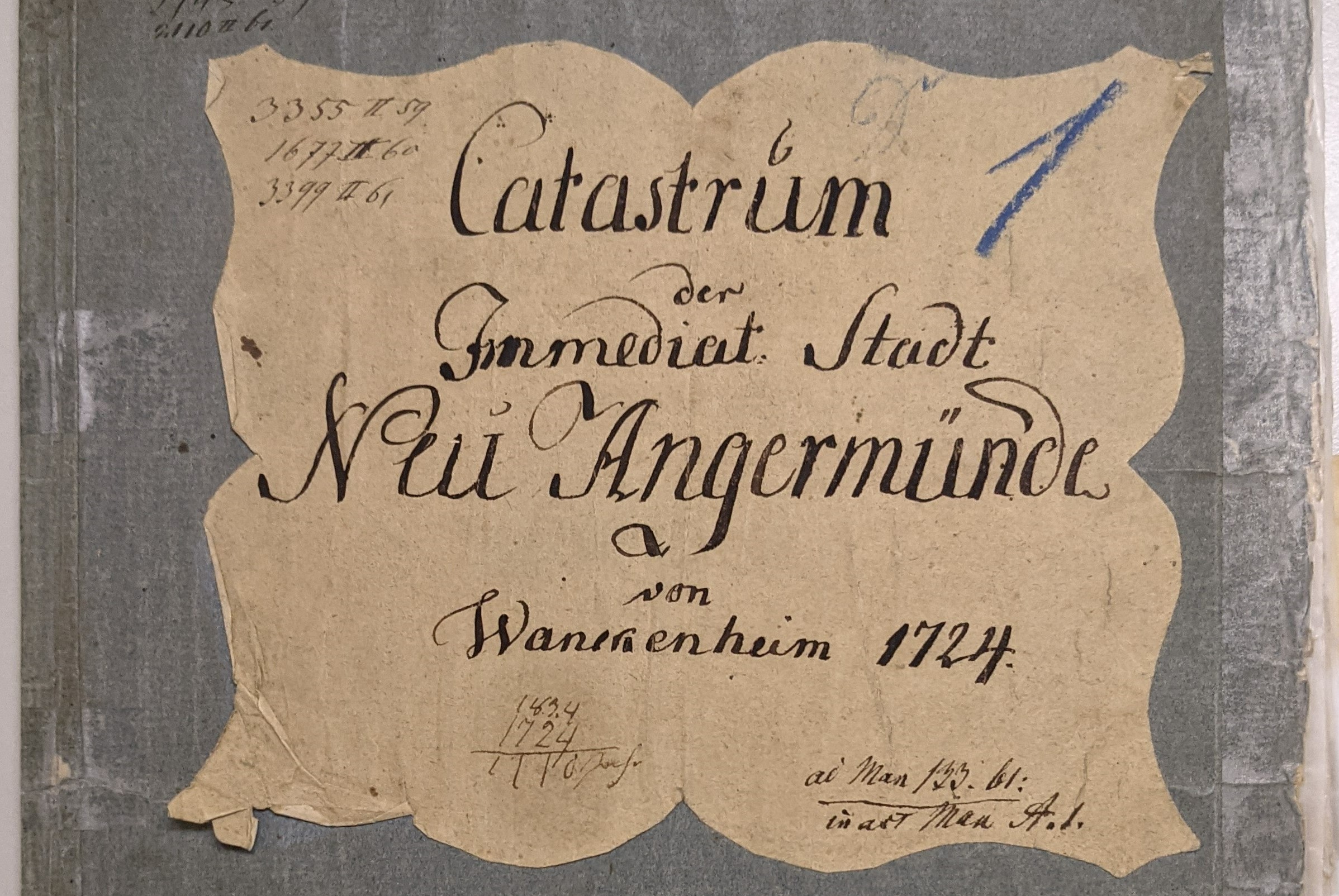 Catastrum 1724 Einband