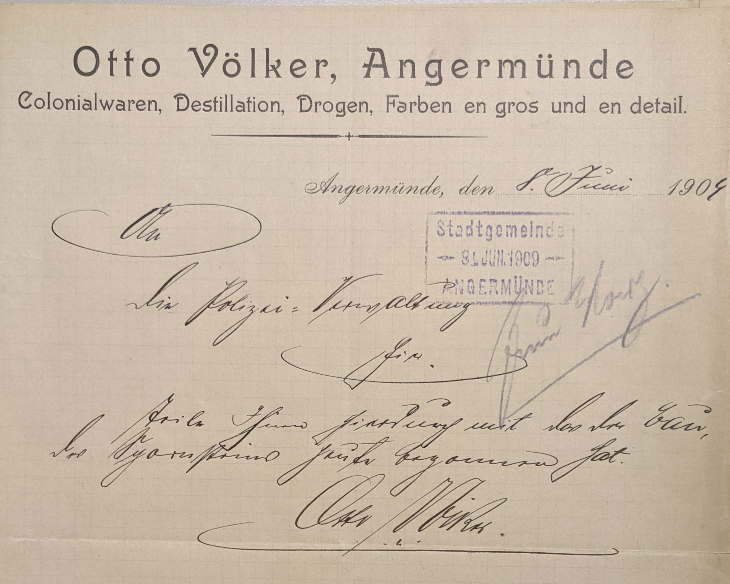 Otto Völker Kolonialwaren