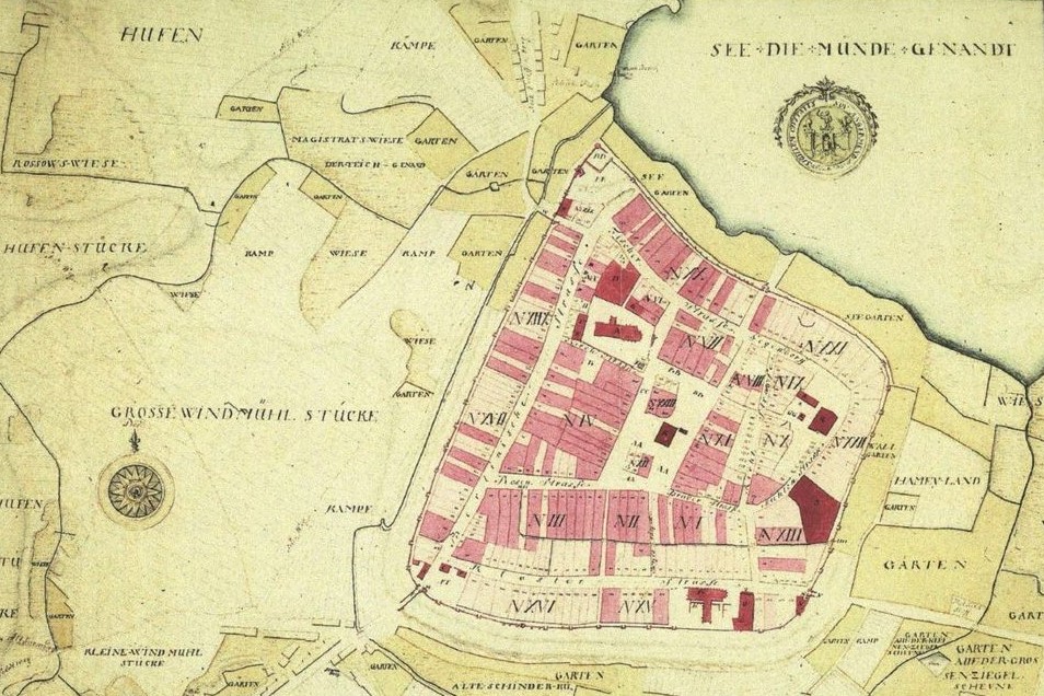 Stadtplan von 1724